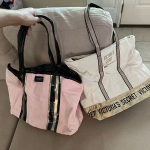 Victoria’s Secret Tote Bags! One for $20 both for $30!